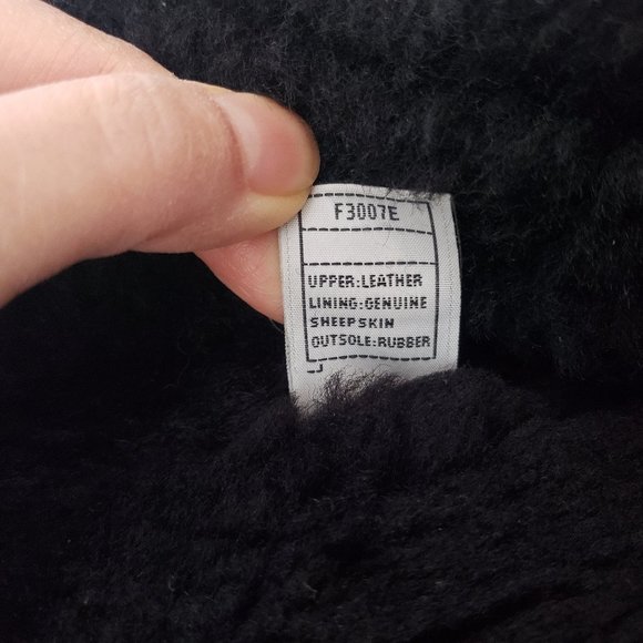 Rare western style UGG Joplin Studded Tall Black Boots Suede - Picture 13 of 14